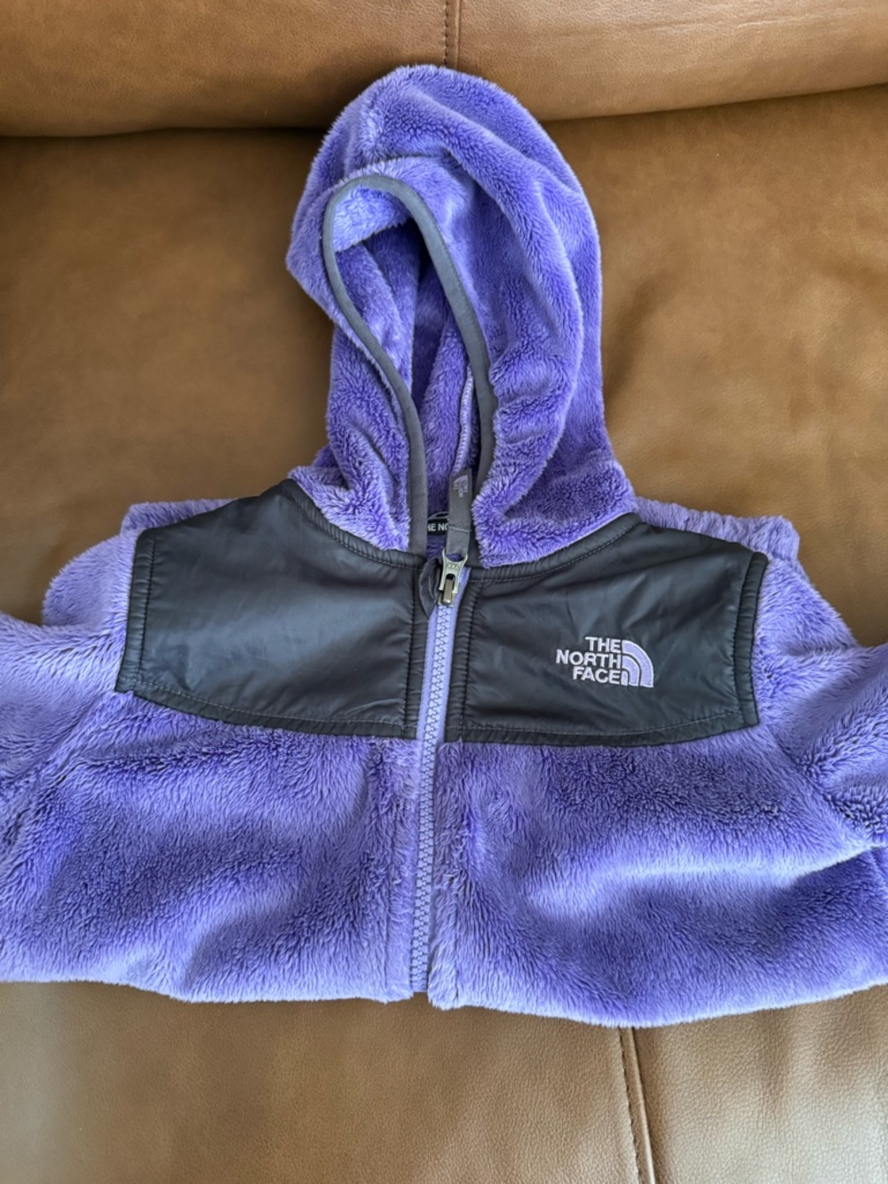 The North Face Lavender Plush Hooded Jacket